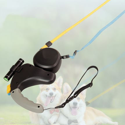 Dual Retractable Dog Leash