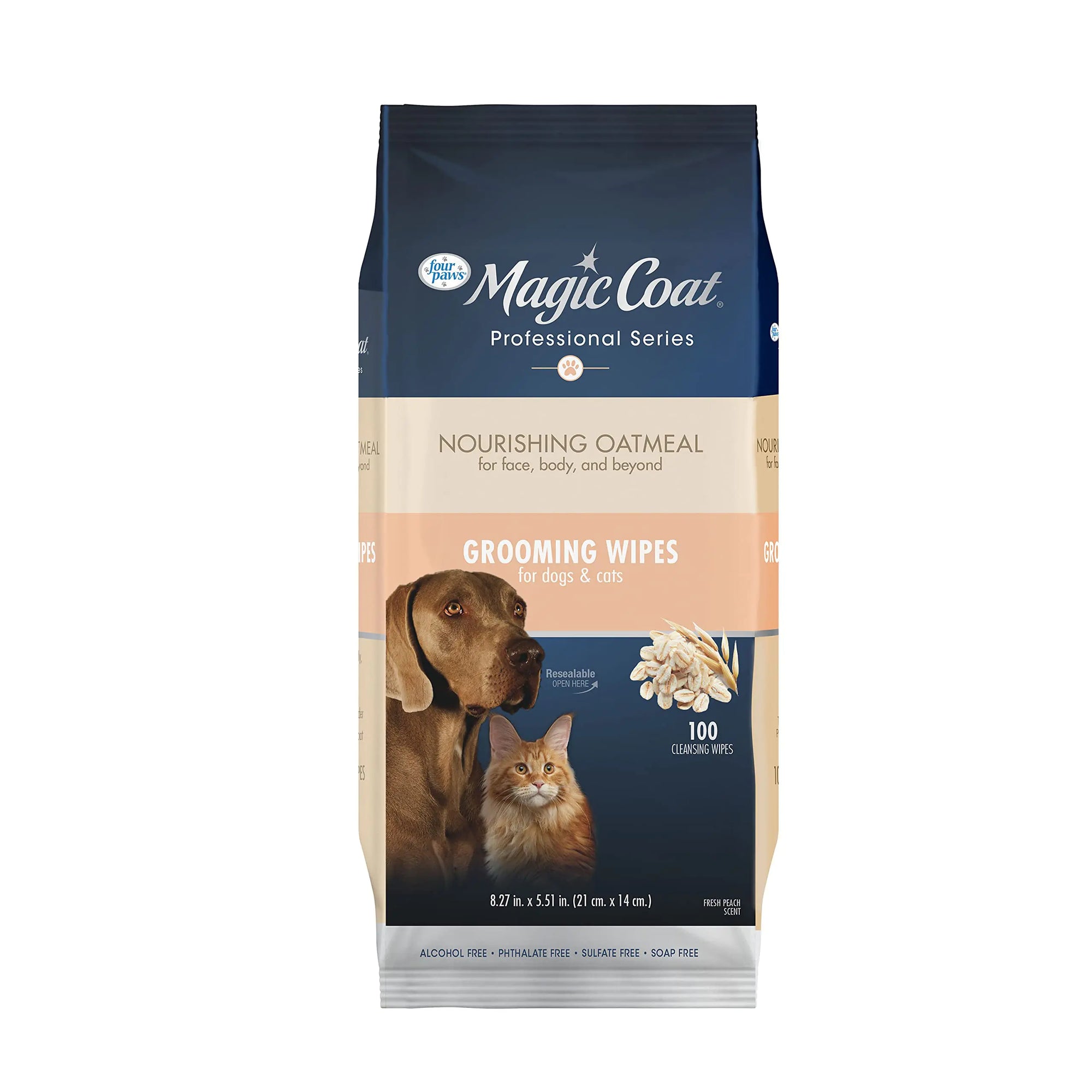 Four Pet Paws Magic Coat Professional  Grooming Wipes