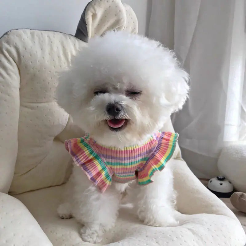 Thin Striped T-Shirt for Dogs - Pet Sling Outfit