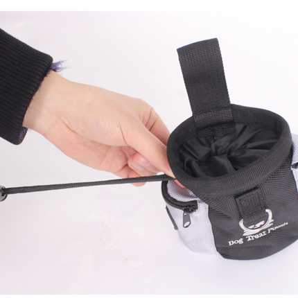 Pet Training Treat Waist Bag | Multi-Pocket | Black