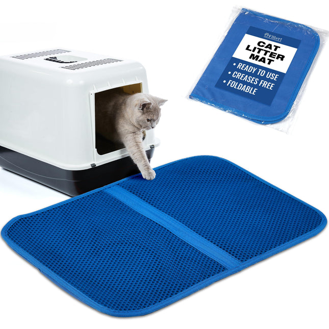 Filbert™ Foldable Cat Litter Mat | Honeycomb Trapping Design for Cats