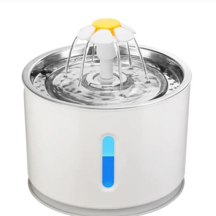 Automatic Pet Water Fountain | LED Light | Filtered | Quiet Pump | Cats & Small Dogs