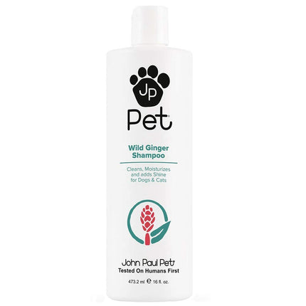 John Paul Pet Wild Ginger Shampoo | Dogs & Cats | 16 oz