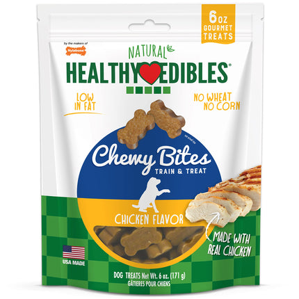 Nylabone Healthy Edibles Chicken Training Treats, 6 oz