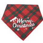 Red hot word triangle scarf