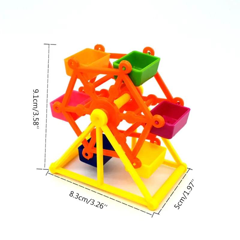 Colorful Parrot Foraging Toy for Intelligence Growth - Nai Pet Store