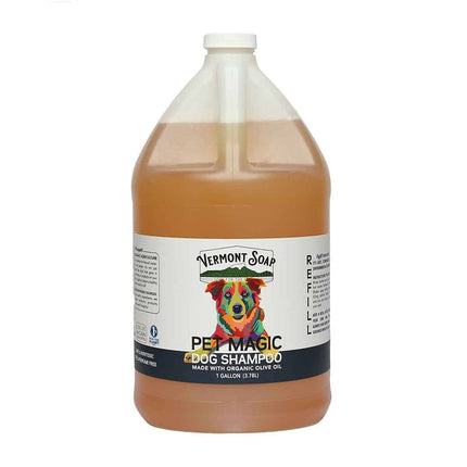Vermont Soap Organics Dog Shampoo | USDA Organic | Sensitive Skin | 128 oz Gallon