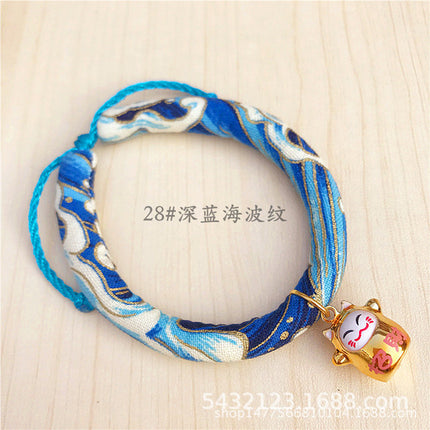 Japanese Style Cute Cartoon Cat Bell Collar Accessories