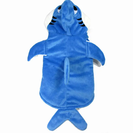 Blue 3D shark costume for dogs by Nai Pet Store