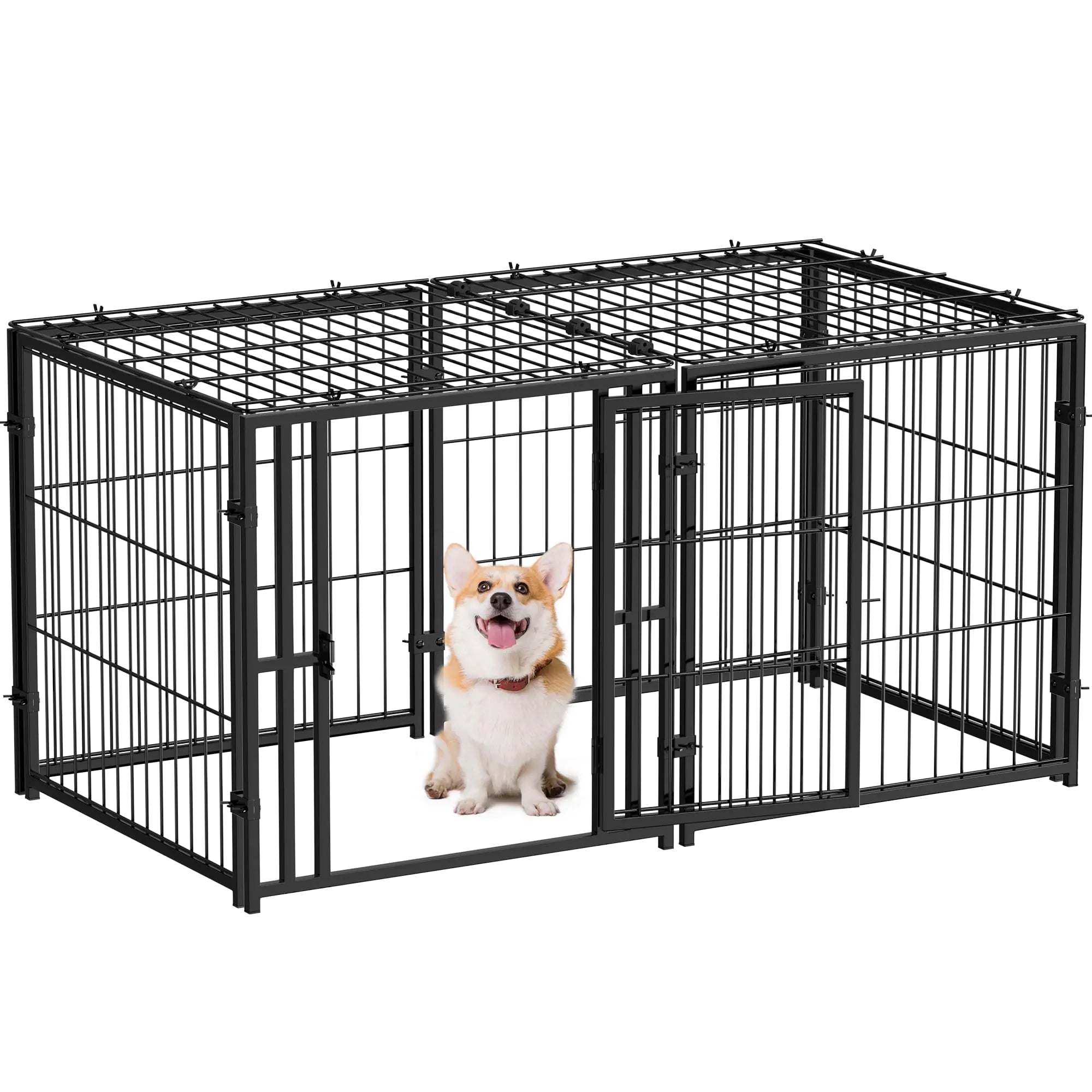 Mr IRONSTONE Dog Crate 24" H x 48" L