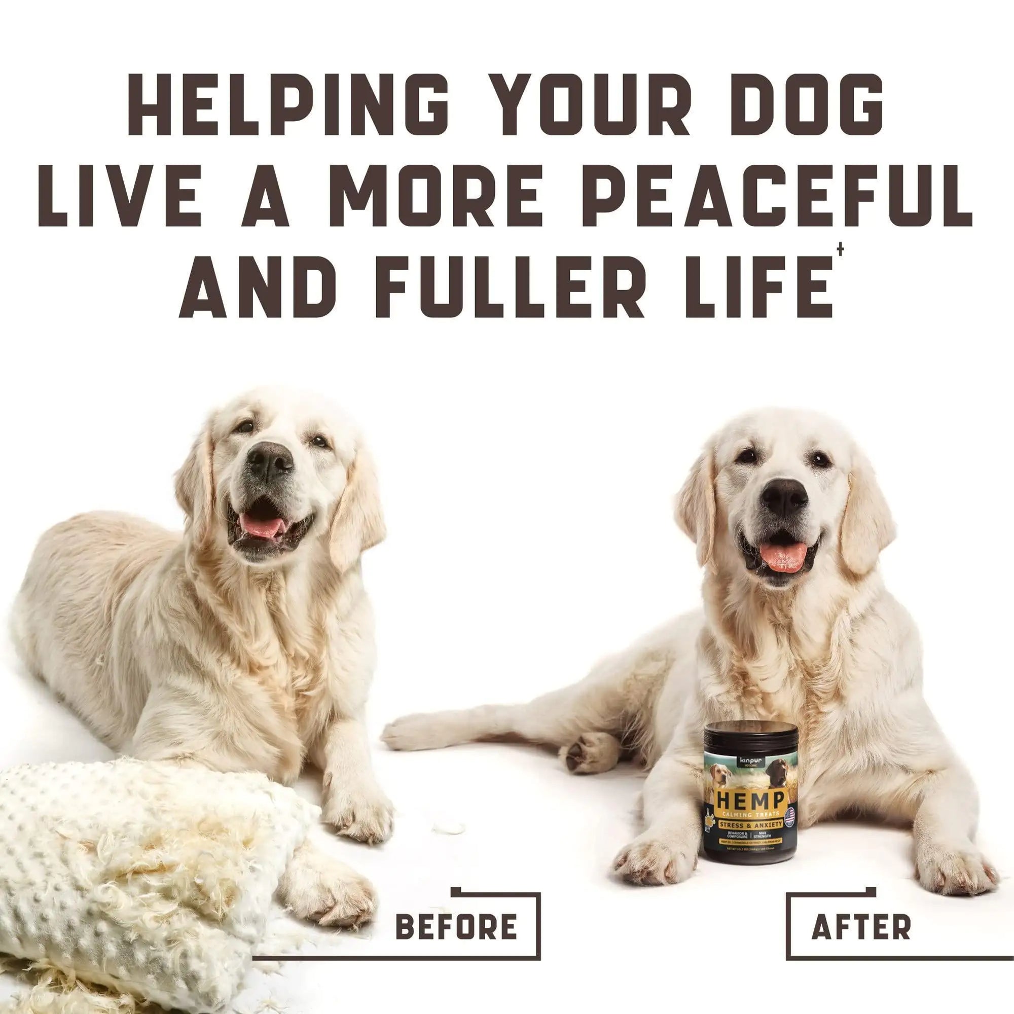 Natural Calming Chews for Dogs W/ Hemp Oil