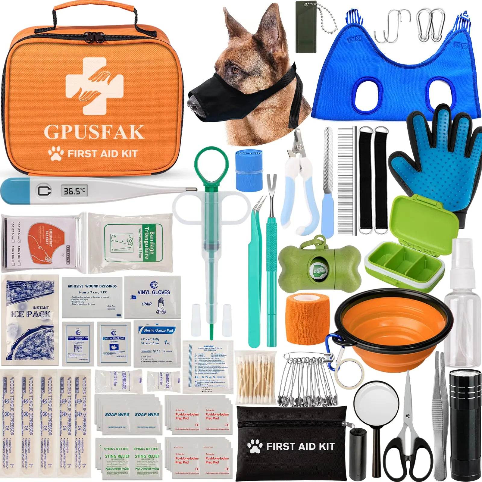 GPUSFAK Dog First Aid kit - Nai Pet Store
