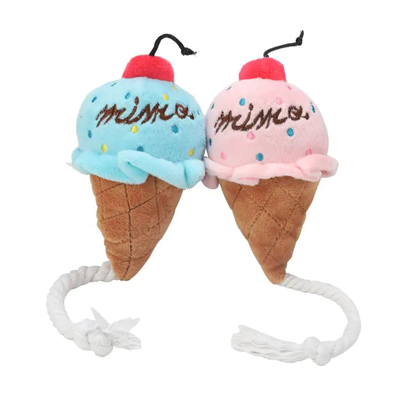 Cute Ice Cream Shape Bite-Resistant Pet Toy