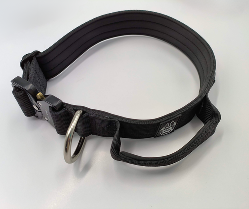 1.5" Tactical Collar with Handle - Black-0