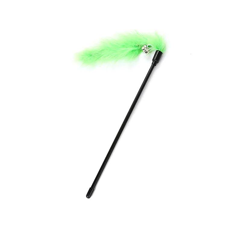 Cat Teaser Toy with Turkey Feather and Bell - Nai Pet Store
