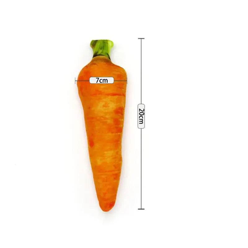 Plush Pet Toy - Realistic Vegetable Drumstick for Dogs - Nai Pet Store