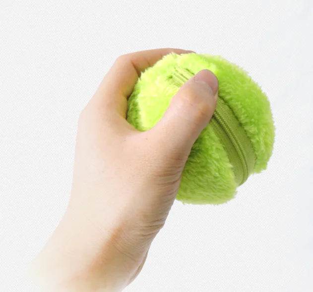 Automatic Plush Ball Pet Toy - Nai Pet Store