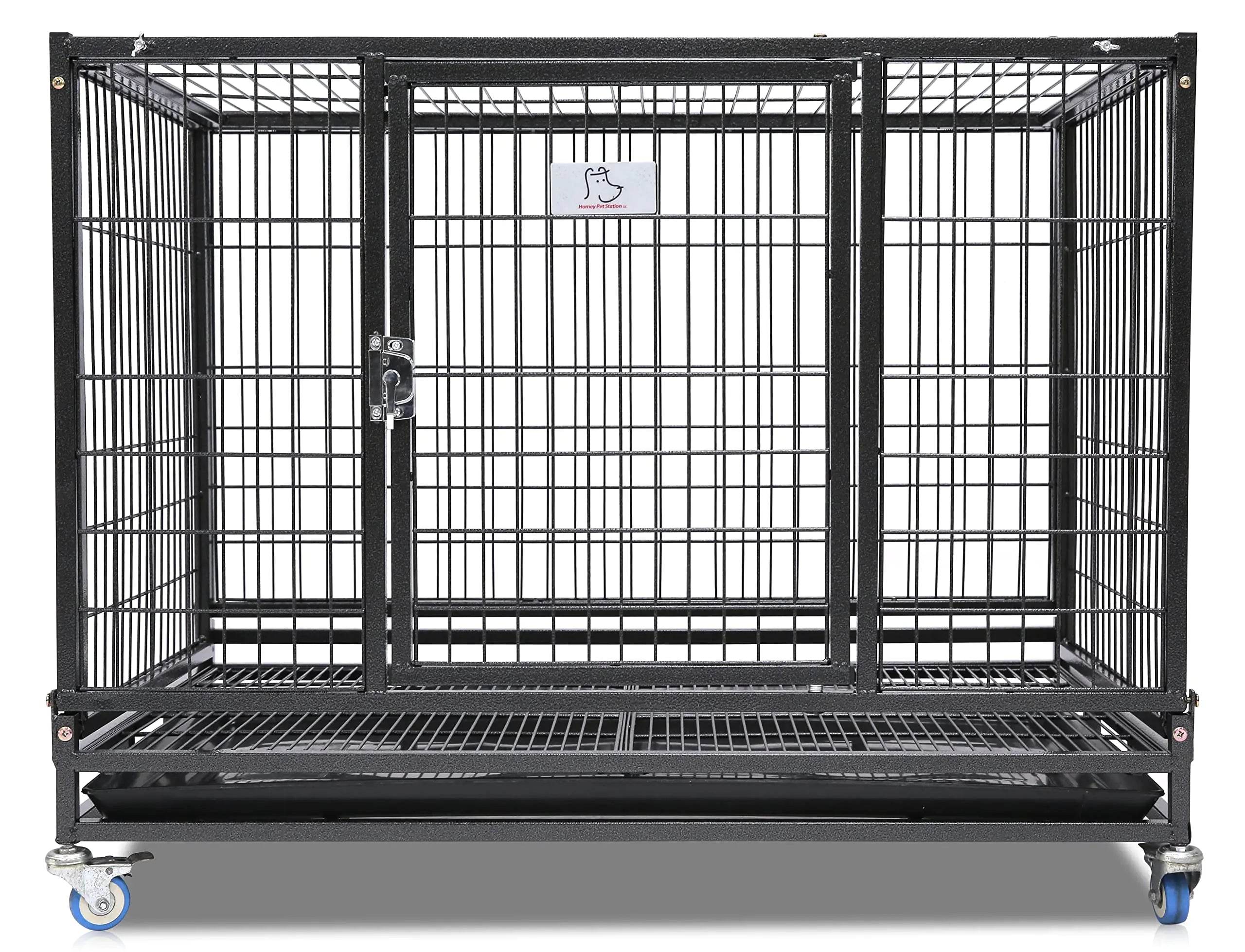 Homey Pet 37 inch Folding Collapsible Heavy Duty Dog Crate - Nai Pet Store