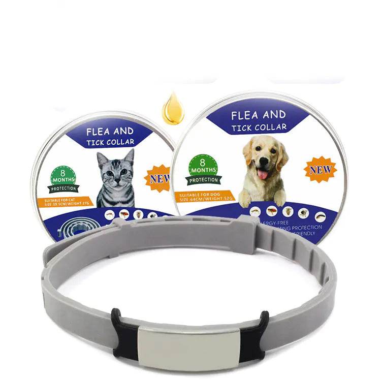 Simple Silicone Pet Collar for Flea Repellent - Nai Pet Store