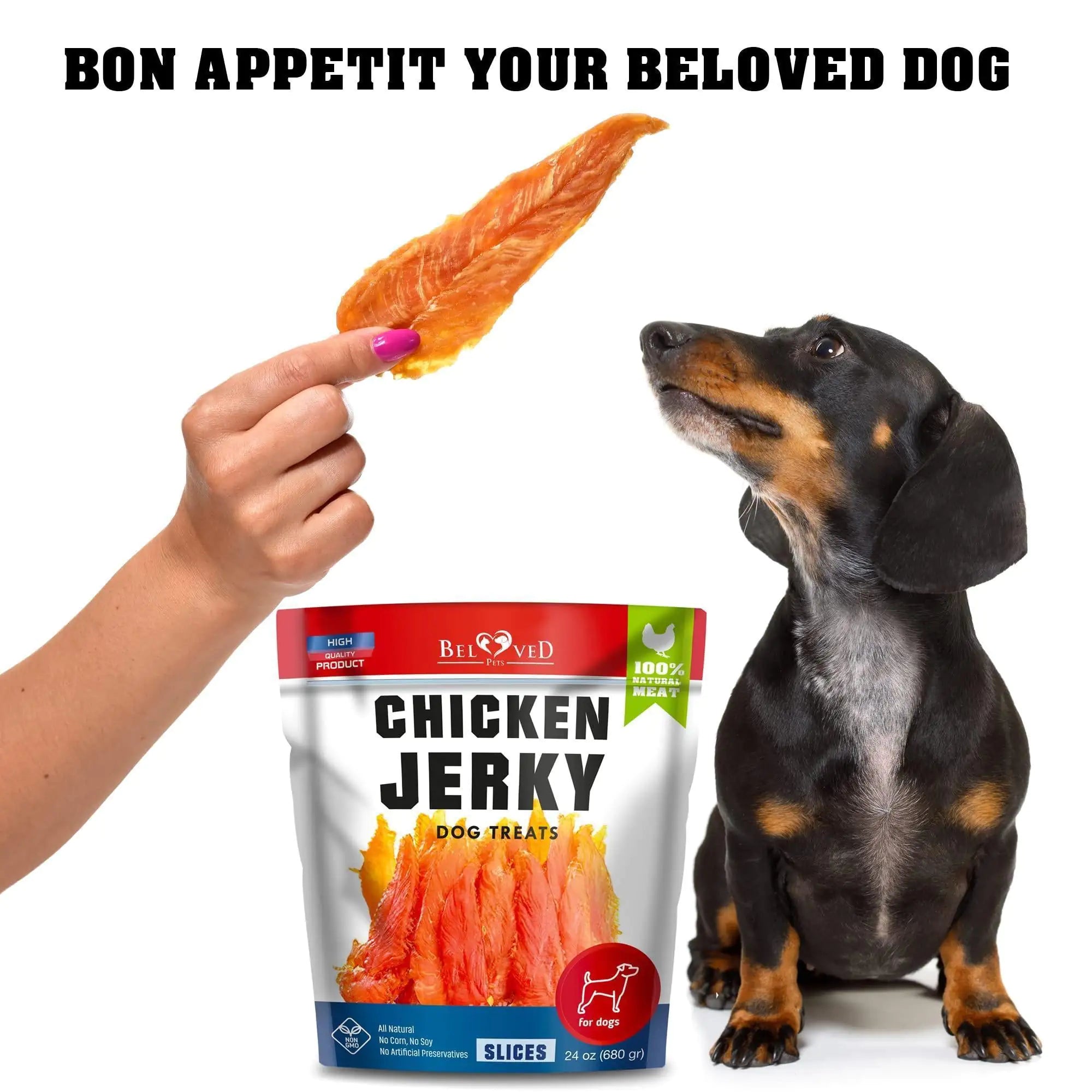 Chicken Jerky Dog Treats 1.5 Lb Human Grade Pet Snacks