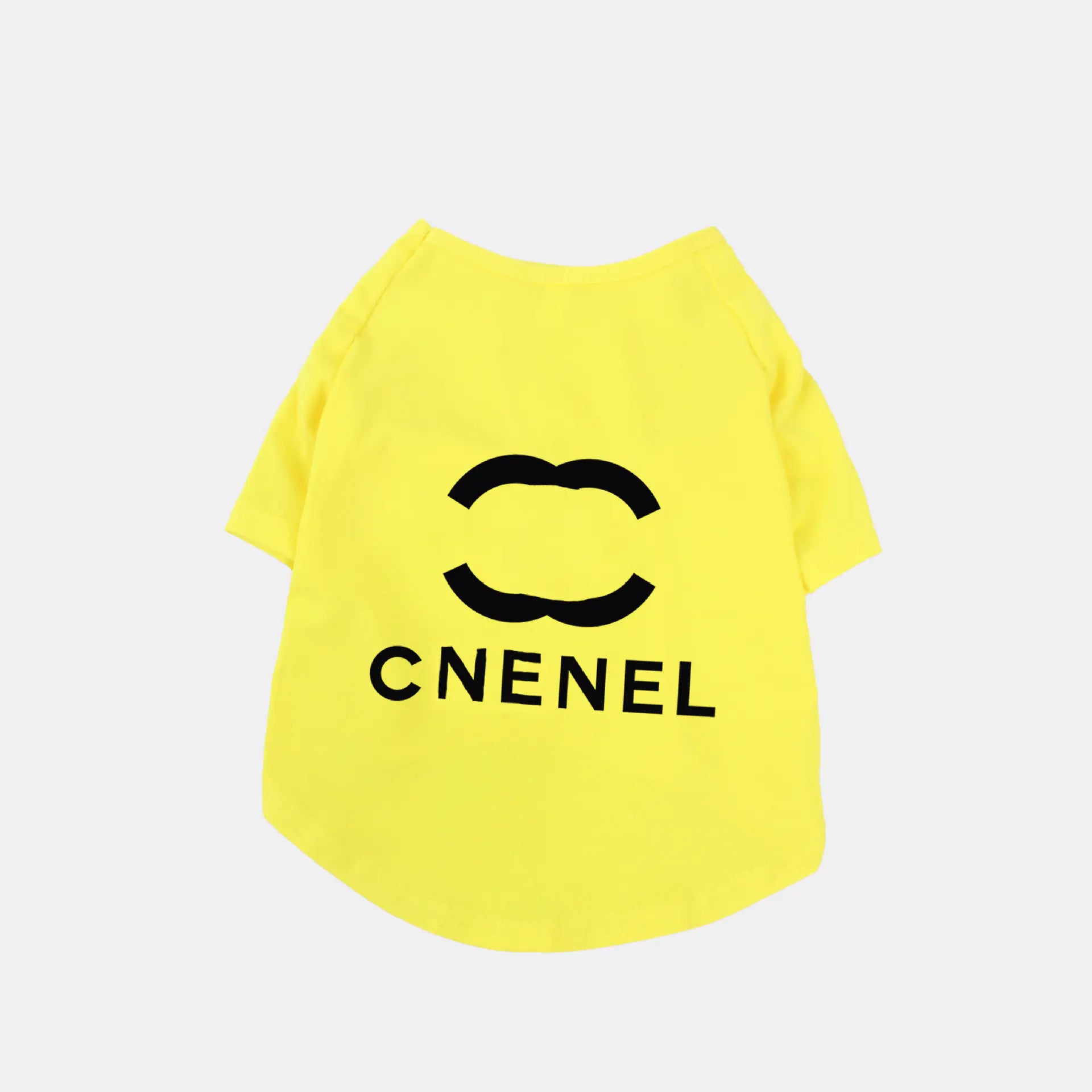 Spring Summer Cotton Stretch Pet Letter T-Shirt