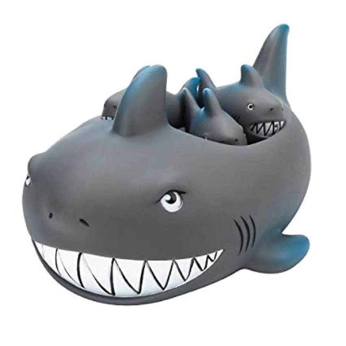 Playmaker Toys Rubber Shark Family Bath Toy or Pet Toy Set - Nai Pet Store