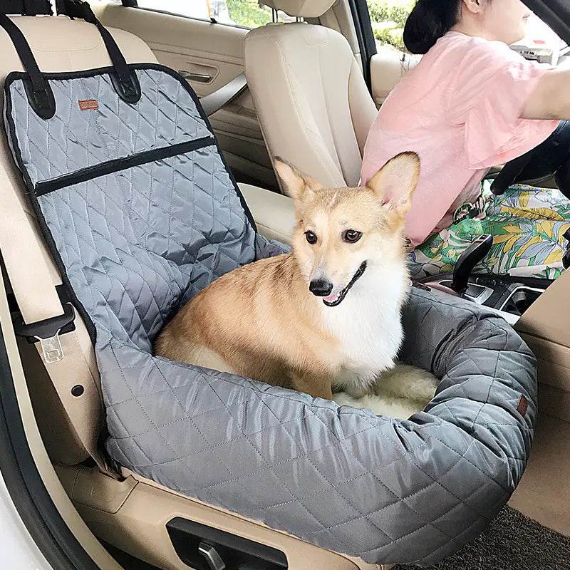 New Multifunctional Pet Car Bed with Thick Cushion - Nai Pet Store