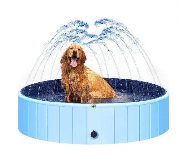 Foldable Pet Splash Pool for Dogs and Bathing Fun - Nai Pet Store