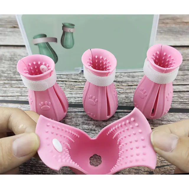Adjustable Cat Paw Protector and Silicone Nail Cover