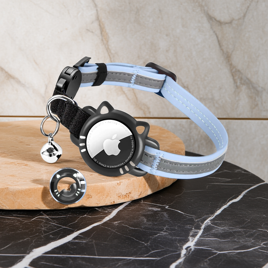 Arojore Luminous Airtag Cat Collar