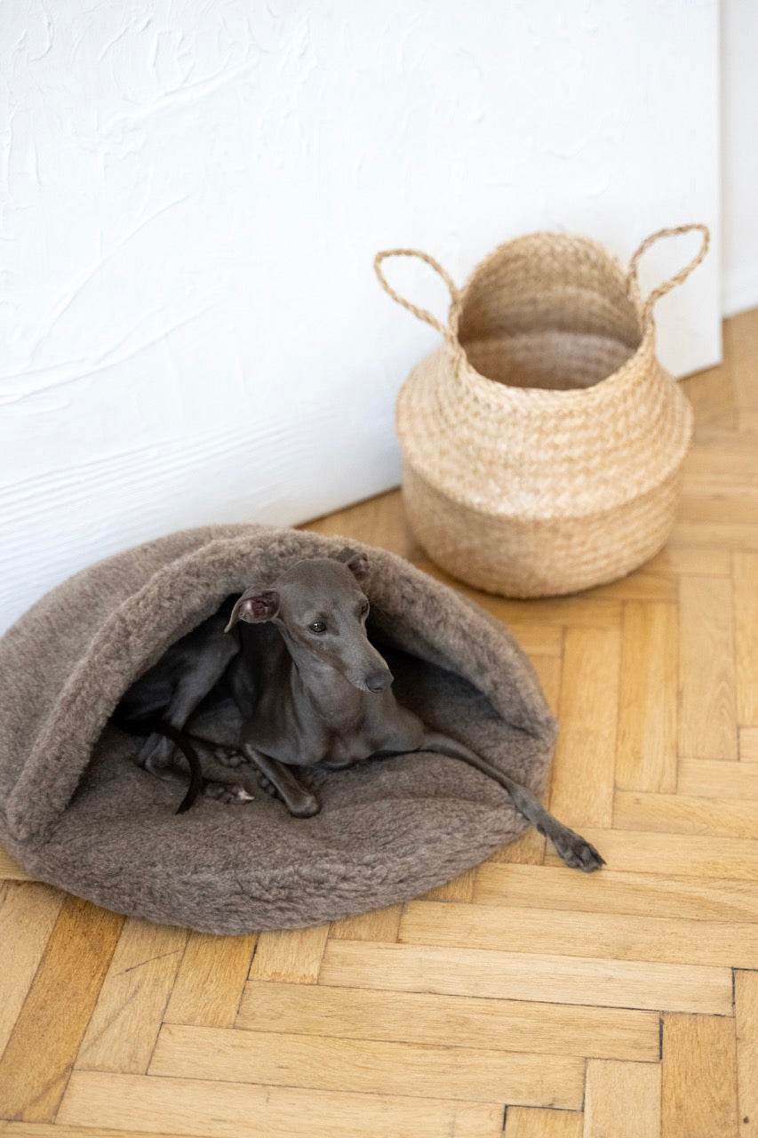 Natural Wool Pet Cave - Beige - Nai Pet Store