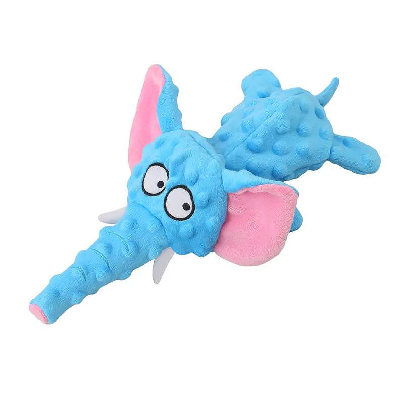 New Plush Elephant Pet Toy - Interactive Sound Toy - Nai Pet Store