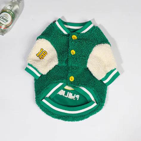 Thick Winter Baseball Coat for Dogs to Keep Warm - Nai Pet Store
