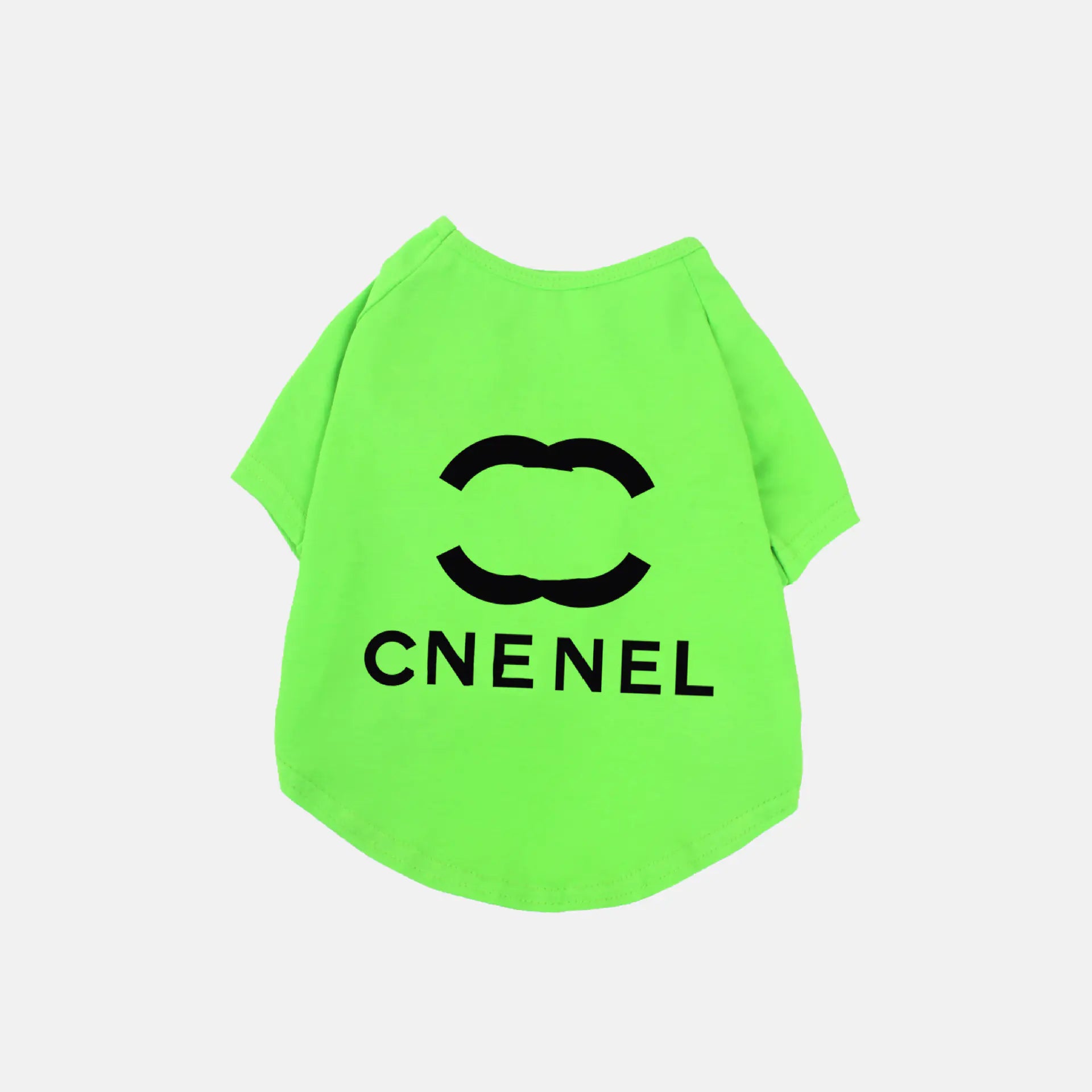 Spring Summer Cotton Stretch Pet Letter T-Shirt