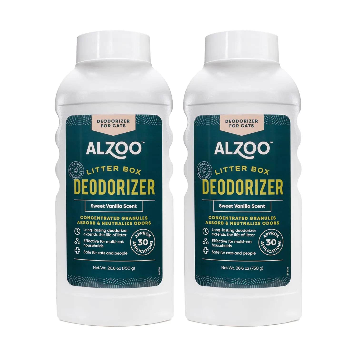 Alzoo Cat Litter Deodorizer Concentrated Granules Absorb - Nai Pet Store