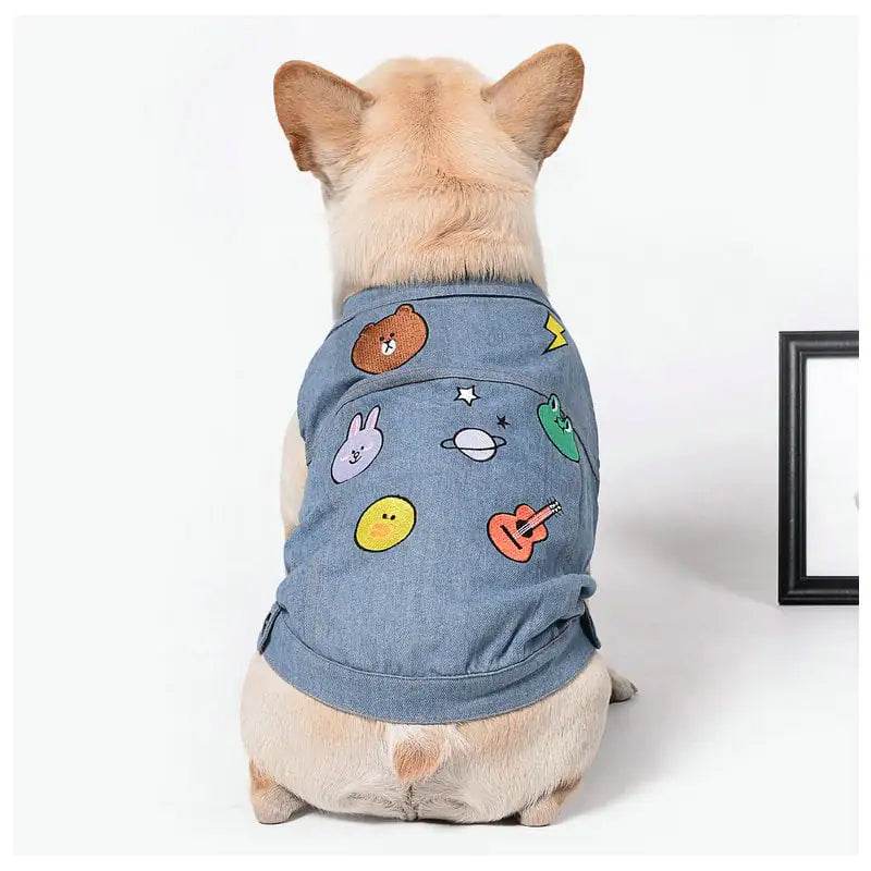 Embroidered Casual Vest for Pets - Nai Pet Store