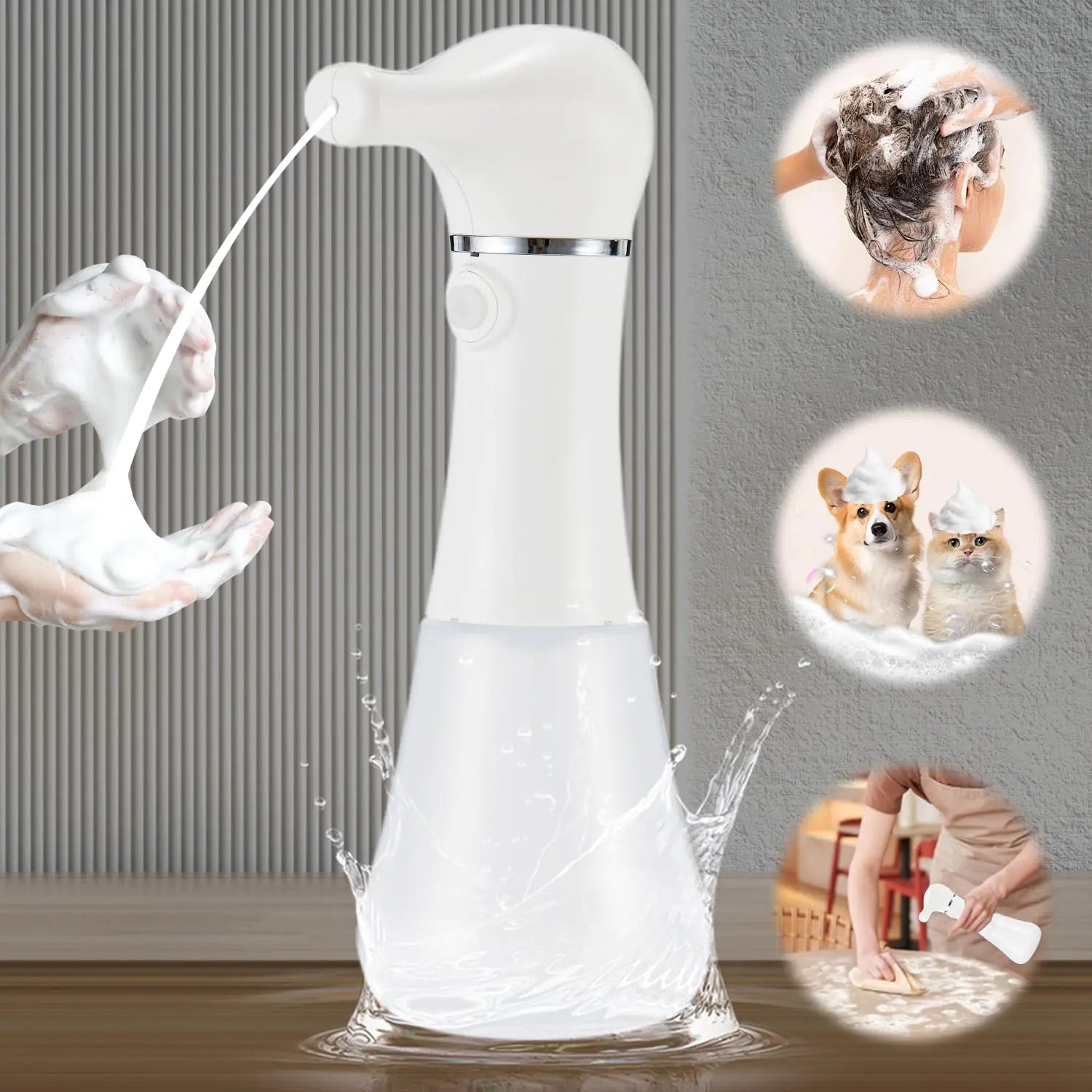 Electric Foaming Soap Dog DispenserIPX7