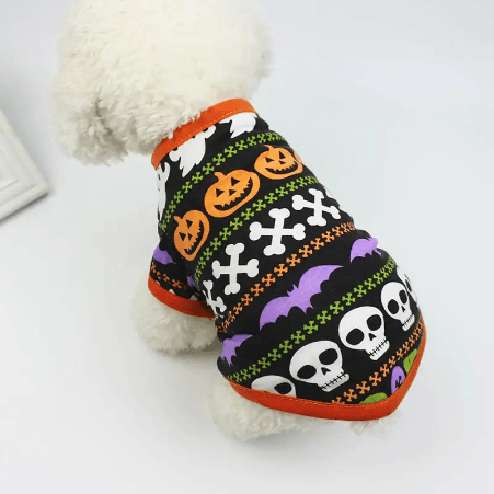 Cartoon Print T-Shirt for Teddy Pet Clothing - Nai Pet Store