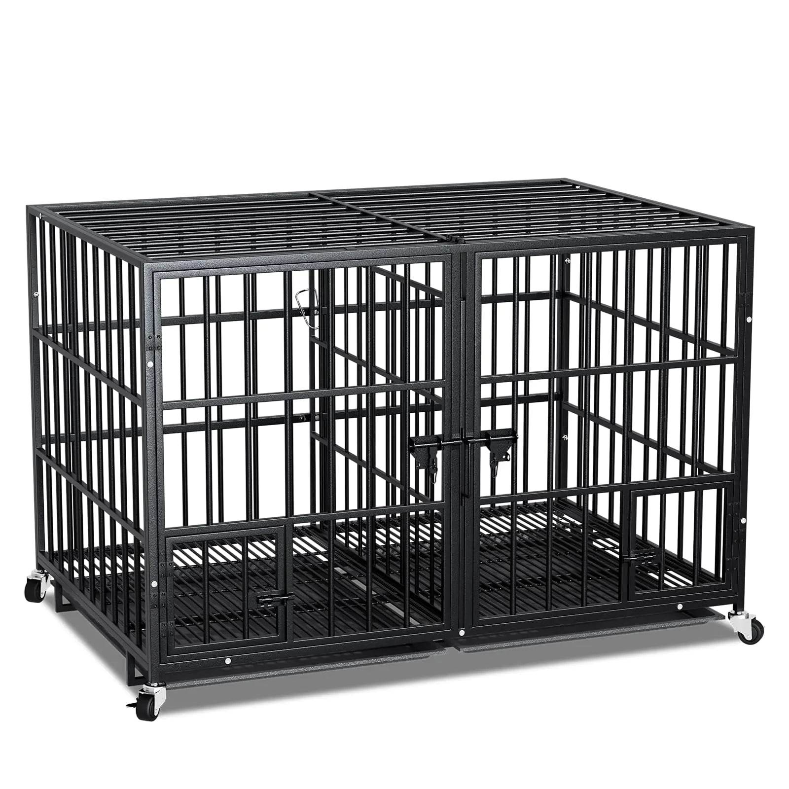 Ez4ence 42 Inch Metal Dog Crate - Nai Pet Store