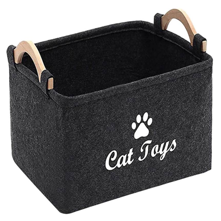 Felt Pet Toy Storage Basket - Nai Pet Store