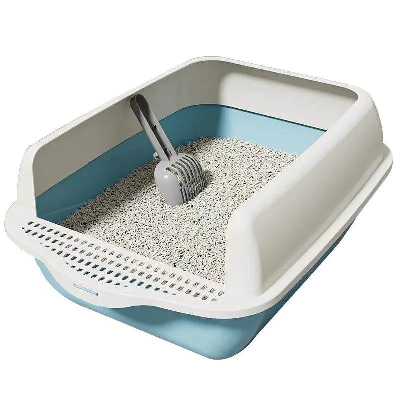 Large Semi-Enclosed Cat Litter Box with Removable Parts - Nai Pet Store