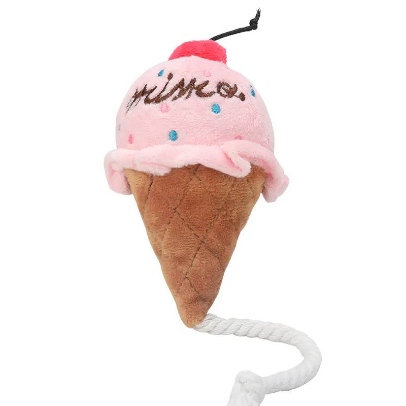 Cute Ice Cream Shape Bite-Resistant Pet Toy - Nai Pet Store