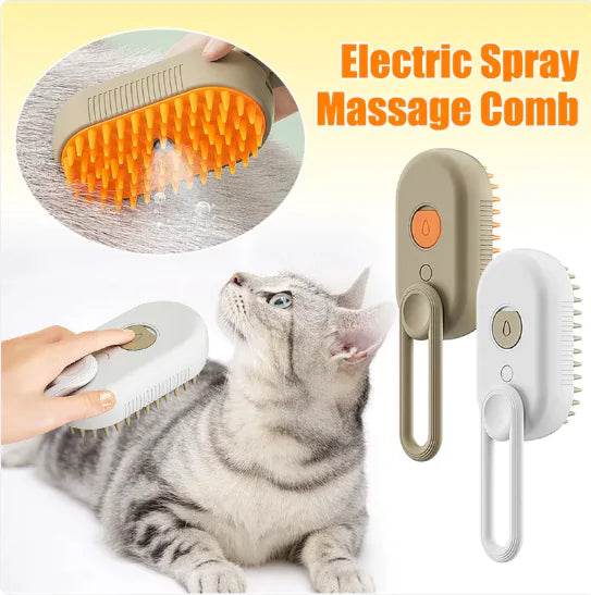 3-in-1 Electric Pet Grooming Brush - Nai Pet Store