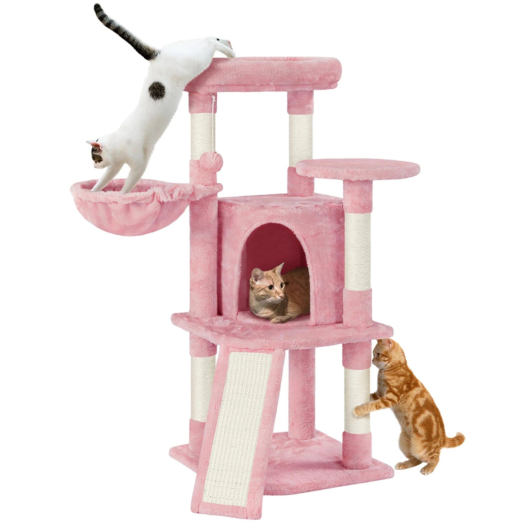 Yaheetech Cat Tree 42in Cat Tower