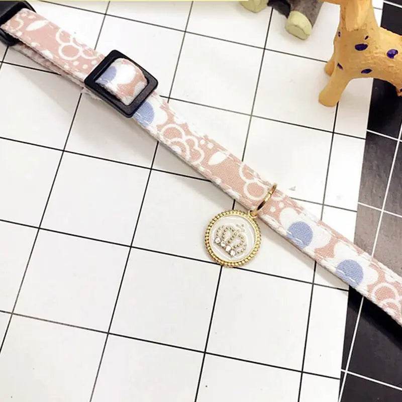Adjustable Floral Pet Collar with Sweet Design - Nai Pet Store