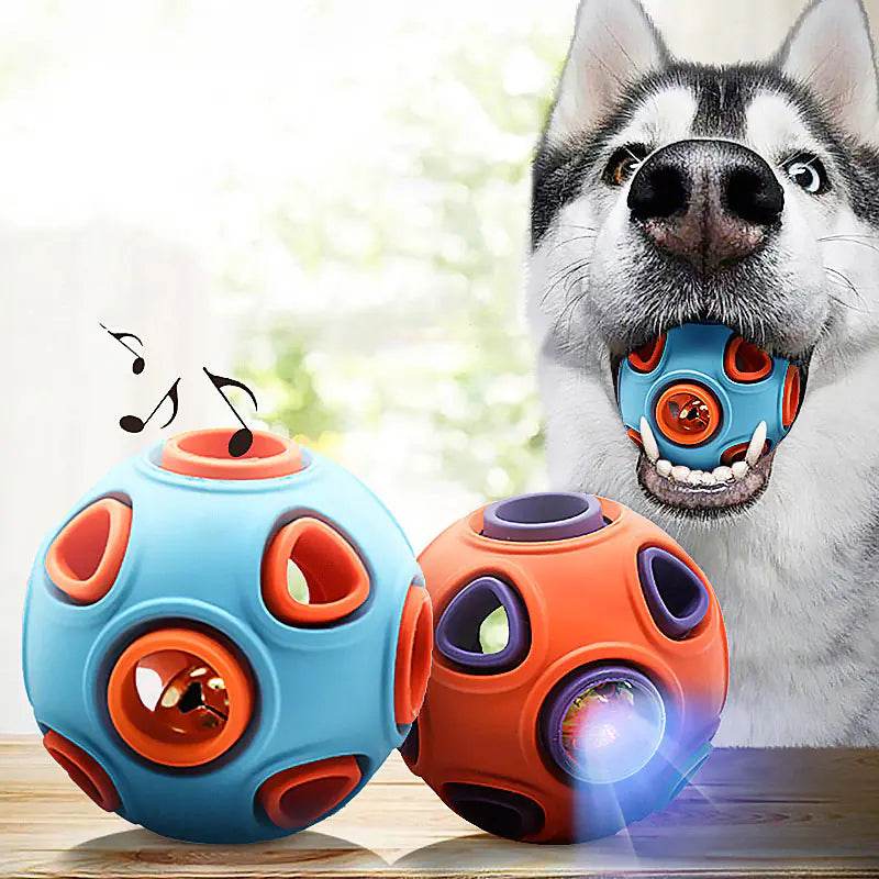 Glow-in-the-Dark Dog Toy Ball for Chewing (Medium/Large) - Nai Pet Store
