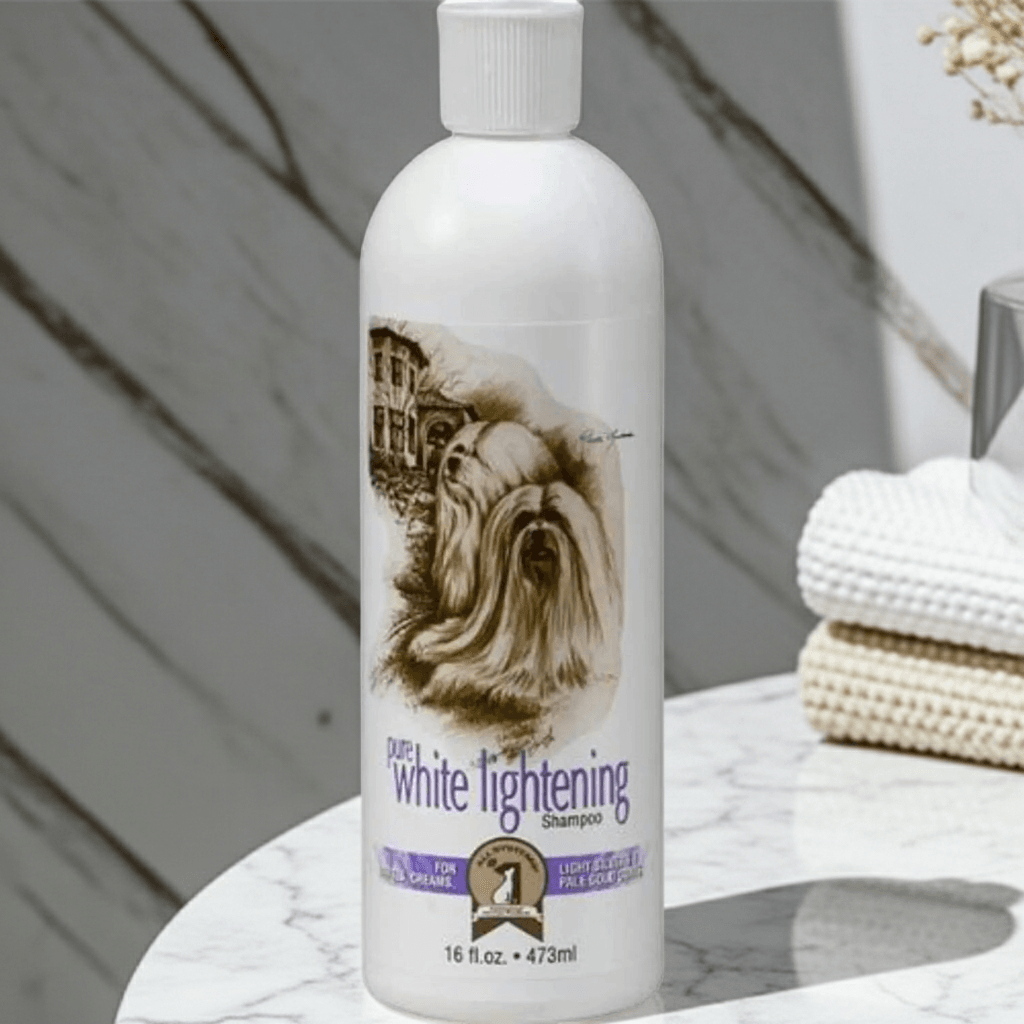 #1 All Systems Pure White Lightening Pet Shampoo 16-Ounce - Nai Pet Store
