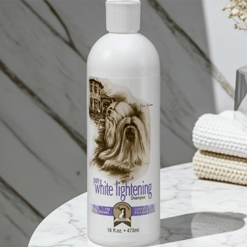 #1 All Systems Pure White Lightening Pet Shampoo 16-Ounce - Nai Pet Store