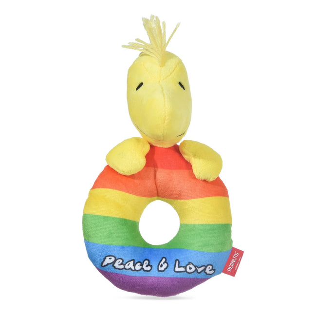 Peanuts Woodstock Peace & Love Squeaker Pet Toy