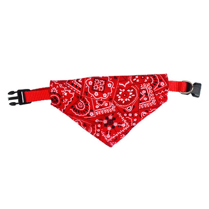 Retractable Triangle Scarf Collar Pet Saliva Towel